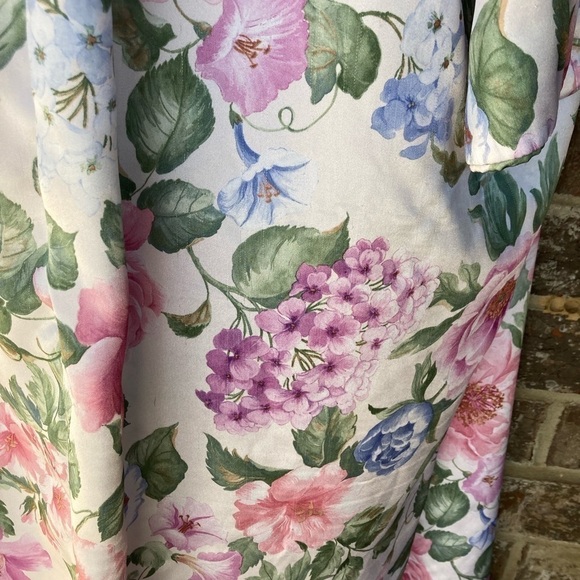 Vintage Brownstone Studio New York Robe Size Medium Floral - Picture 2 of 10